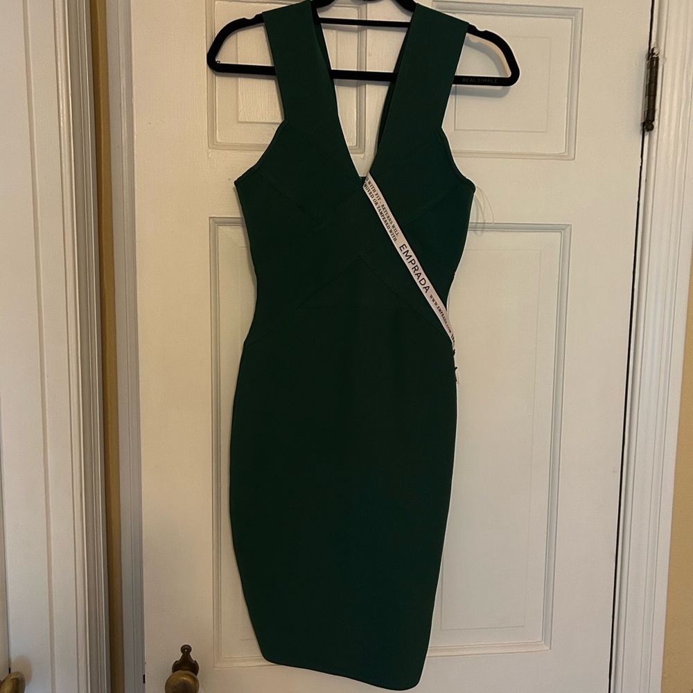Emprada Bandage Midi Green Dress -Never Worn Tag Still On